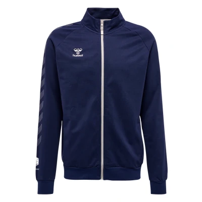 Abbildung von Hummel MOVE GRID COT. ZIP Sweatjacke, Herren, Größe: XXL, Marine