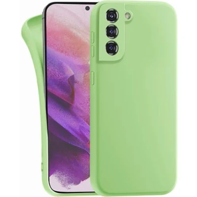 Abbildung von MyGadget Hülle kompatibel mit Samsung Galaxy S21 Plus robuste Handyhülle TPU Case Slim Silikonhülle Back Cover Kratzfest Schutzhülle Matt Grün