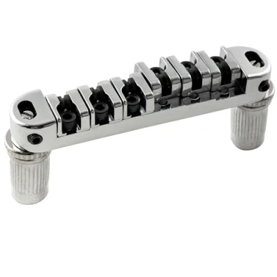 Abbildung von Musiclily 51,5mm Locking Roller Bridge Tune O Matic Steg für Epiphone Les Paul SG Style E Gitarre, Chrom