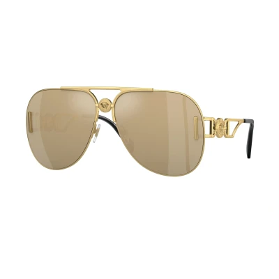 Abbildung von Versace 0VE2255 Sonnenbrille goldcoloured, Größe: 63, Gold coloured