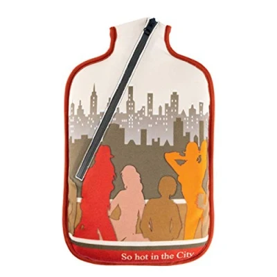 Abbildung von Öko Wärmflasche 2,0 l mit Softshell Bezug &quot;So hot in the City&quot; 1 St