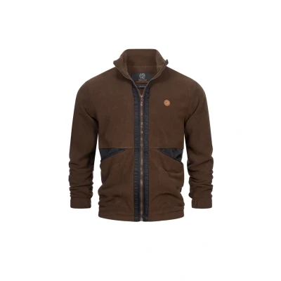 Abbildung von Indicode Jeans Infenado Fleecejacke, Herren, Größe: Small, Coffee bean