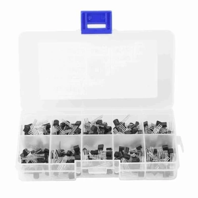 Abbildung von 200Pcs 10Values ​​TO 92 BC327 BC337 BC517 BC547 BC548 BC549 BC550 BC556 BC557 BC558 NPN PNP Power Allzwecktransistor Sortiment DIY Kit