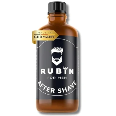 Abbildung von Rubin for Men mildes After Shave 100 ml sanfte Hautpflege für Männer ohne Irritationen Rasierwasser Herren Alkohol Rasurpflege Made in Germany