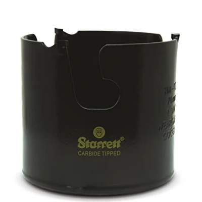 Abbildung von Starrett Hartmetall bestückte Lochsäge MPH0234 Mehrzweck TCT für Holz MDF Kunststoff Keramik Wandfliesen 70mm