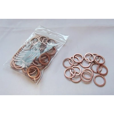 Abbildung von 100 Stück Kupferringe/Dichtringe 12x16x1,5 mm Din 7603 Form A