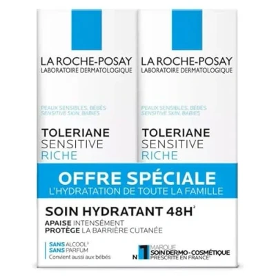 Abbildung von La Roche Posay Tolériane Sensitive Riche 2er Pack (2 x 40 ml)