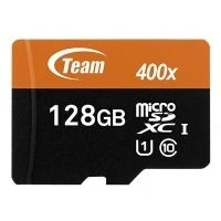 Abbildung von Team Group TUSDX128GUHS03, 128 GB, MicroSDXC, Klasse 10, UHS I, 80 MB/s, 20 MB/s