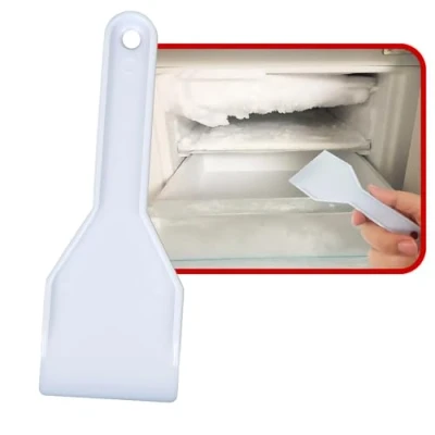 Abbildung von kühlschrank Eiskratzer gefrierschrank,Kunststoffmaterial Scraper,Kühlschrankentstopfung scrapers Ice Scraper,Eiskratzer Gefrierschrank,für Haushalt und Auto,Weiß [Energieklasse A+]