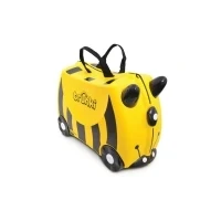 Abbildung von Trunki Bernard Bee, Karre, Harte Schale, Gelb, Kunststoff, 4 Rad/Räder, Reißverschluss