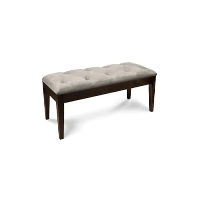 Abbildung von SOFTO Sitzbank Tara Esszimmer Bank Flur Holzbank Polsterbank Esszimmerbank Hall Bench Boucle Ivory