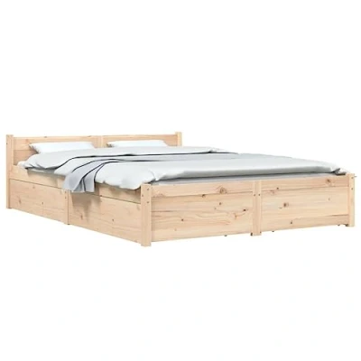 Abbildung von vidaXL Bett mit Schubladen 120x200 cm