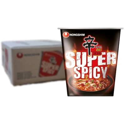 Abbildung von NONGSHIM Instant Cup Nudeln Shin Red Super Spicy Multipack (12 X 68 GR)