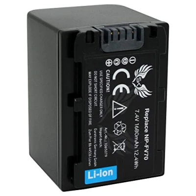 Abbildung von SK Akku Sony NP FV70 1680mAh für DCR SX63 SX85 HDR CX900 PJ740 PJ810 VG900 /// FV50 FV100 FV120