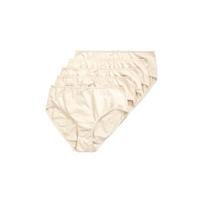 Abbildung von Ulla Popken 5 PACK Unies Slip, Damen, Größe: 42/44, Beige