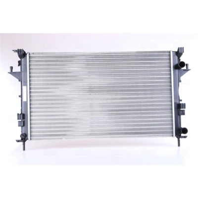 Abbildung von NISSENS 63813 Kühler, Motorkühlung Aluminium 670 415 24 Kühlrippen mechanisch gefügt RENAULT: LAGUNA 2, ESPACE 4, 2 Grandtour