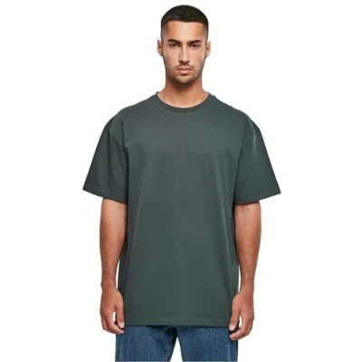 Abbildung von Build Your Brand Men&#039;s BY102 Heavy Oversize Tee T Shirt, Bottlegreen, 3XL