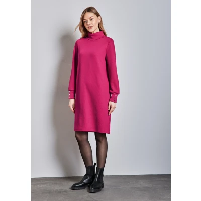 Abbildung von Street One MIT Turtleneck Strickkleid, Damen, Größe: 36, Pink