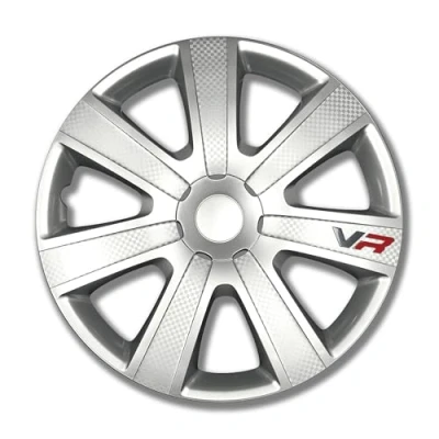 Abbildung von PETEX RB540214 Radzierblendenset VR Silber Größe 14 Zoll Doppelt Lackiert ABS