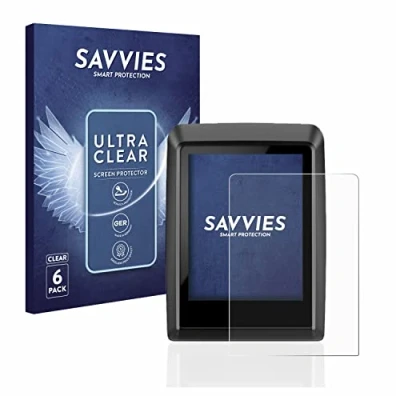 Abbildung von Savvies 6 Stück Schutzfolie für Bosch Kiox 300 Displayschutz Folie Ultra Transparent