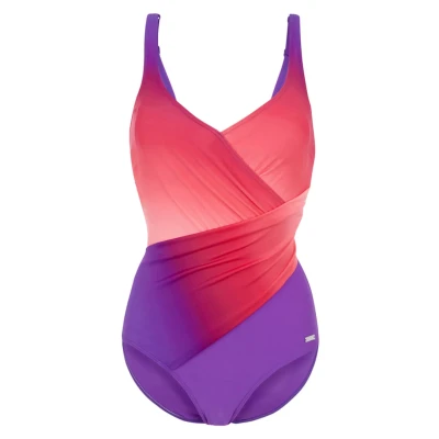Abbildung von Lascana Badeanzug lilapink, Damen, Größe: 48xD, Lila pink
