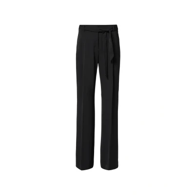 Abbildung von comma MIT BINDEGÜRTEL Stoffhose, Damen, Größe: 34x32, Schwarz