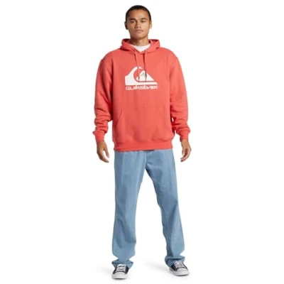 Abbildung von Quiksilver BIG LOGO Kapuzenpullover, Herren, Größe: Medium, Pink