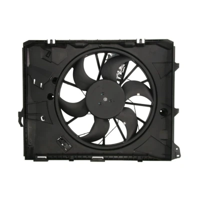 Abbildung von THERMOTEC D8B009TT Lüfter 480, 480 12 300 mit Kühlerlüfterrahmen (Zarge) BMW: 3 Touring, 1 Schrägheck, Limousine