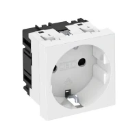 Abbildung von Obo Bettermann STD D0 RW1. Anzahl der Pole: 2P. Produktfarbe: Weiß. Eingangsspannung: 250 V, Stromstärke (maximal): 16 A. Breite: 45 mm, Tiefe: 42 Höhe: mm. enthaltener Produkte: 1 Stück(e) (6120008)