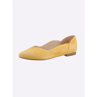 Abbildung von Caprice Klassischer Ballerina, Damen, Größe: 37, Yellow suede Schuhe