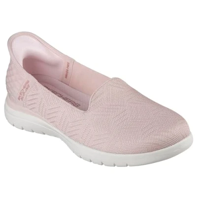 Abbildung von Skechers Slip On Sneaker &quot;ON THE GO FLEX CLOVER&quot;, Schlupfschuh, Slipper, Freizeitschuh mit gepolstertem Schaftrand