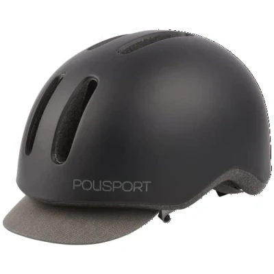 Abbildung von Fahrradhelm Polisport Commuter M (54 58cm) Mattschwarz/Grau