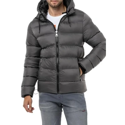 Abbildung von Cipo &amp; Baxx Winterjacke, Herren, Größe: Large, Anthracite