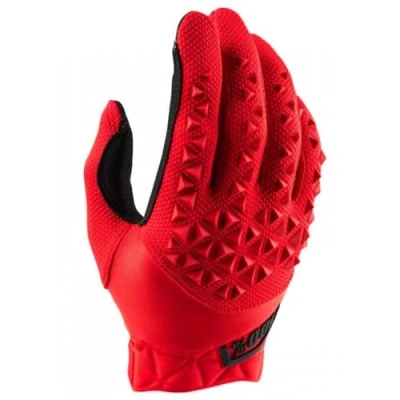 Abbildung von 100% Hydromatic WP Jugend Fahrrad Handschuhe (Red/Black,M)