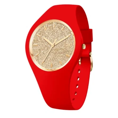 Abbildung von ICE Watch glitter Red passion Rote Damenuhr mit Silikonarmband 021080 (Medium)