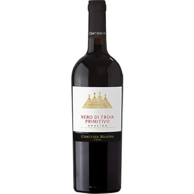 Abbildung von Nero di Troia Primitivo Puglia IGT Contessa Marina Apulien Rotwein trocken
