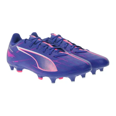Abbildung von PUMA ULTRA 5 PLAY MxSG Fußball Schuhe mit festen Metallstollenspitzen Trainings Sport Schnür Fitness Zubehör 107904 01 Lila/Pink