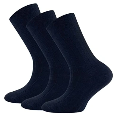 Abbildung von Ewers Rippe Socken für Kinder, Größe: 27 30, Navy