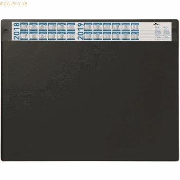 Abbildung von Durable Schreibunterlage (mit austauschbarer Abdeckung, 650 x 520 mm) 1 Stück, grau, 720510