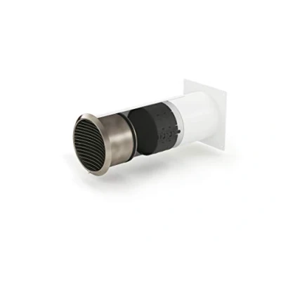 Abbildung von Infun Naber 4043071 Turbo® 150 Mauerkasten inkl. THERMOBOX, weiß, Edelstahl, Rundrohranschuss/Compair Flow (System Ø 150)