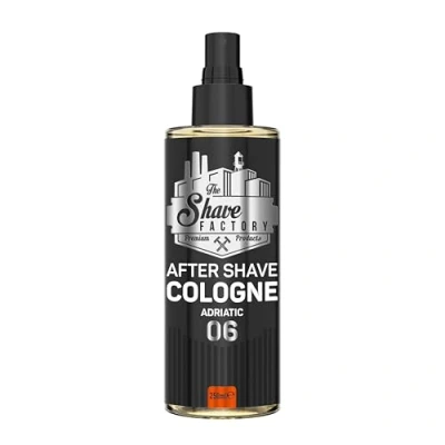 Abbildung von The Shave Factory After Cologne eine duftende Essenz für einwandfreie Pflege ein langanhaltendes Gefühl von Frische und Komfort (250ML, 06 Adriatic)