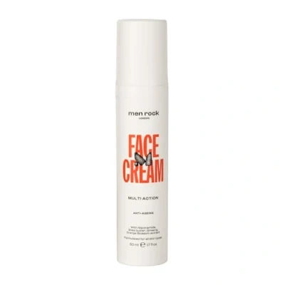 Abbildung von Men Rock Multi Action Gesichtscreme Herren: Feuchtigkeitsspendend, Glättet feine Linien, Gleichmäßiger Hautteint, Anti Age Creme Männer, 50ml