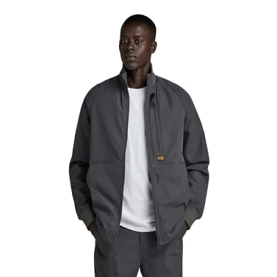 Abbildung von G STAR RAW Herren Track Overshirt, Grau (grey asphalt D24294 D517 G277), S