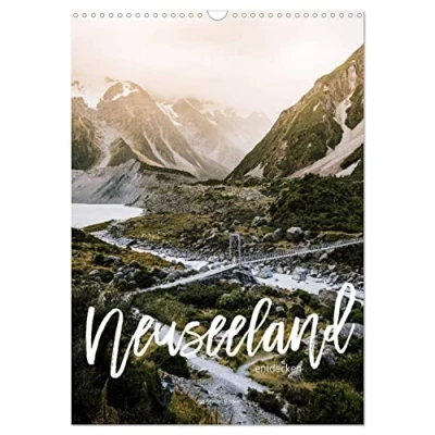 Abbildung von Neuseeland entdecken (Wandkalender 2025 DIN A3 hoch), CALVENDO Monatskalender