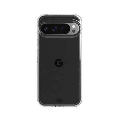 Abbildung von tech21 EvoClear Hülle für Google Pixel 9 Pro XL Aufprallschutz Anti Vergilbung Clear Case