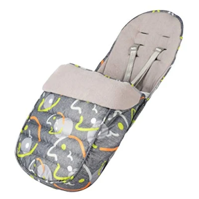 Abbildung von CosyToes Fußsack, Fairy Baby Wasserdicht und Winddicht, Fleece gefüttert (Schwarzer Tarnanstrich)