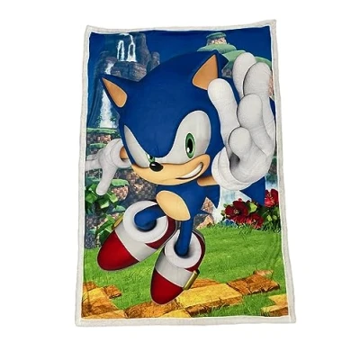 Abbildung von Kinderdecke Perfekte Wärme für kalte Tage, 150 x 100 cm, Sonic The Hedgehog