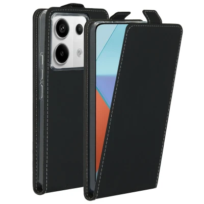 Abbildung von Xiaomi Redmi Note 13 Pro (5G) Hülle Kunstleder Accezz Flip Case Handyhülle Schwarz