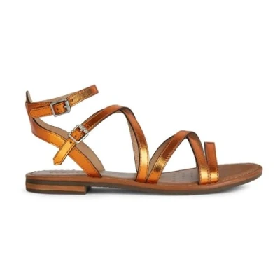 Abbildung von Geox SOZY Riemensandalette, Damen, Größe: 39, Orange Schuhe