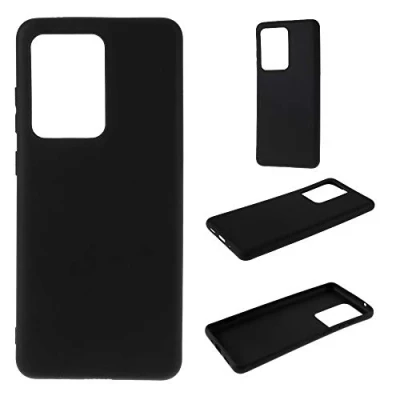 Abbildung von CoverKingz Silikon Handyhülle kompatibel mit Xiaomi Redmi 10 / Prime Slim Handycase Soft Cover Bumper Gummi Hülle Matt Schwarz